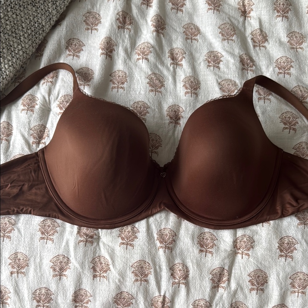Body By Victoria Lined/Demi Brown Underwire Bra